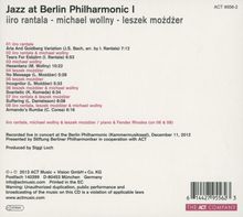 Iiro Rantala, Michael Wollny &amp; Leszek Możdżer: Jazz At Berlin Philharmonic I, CD