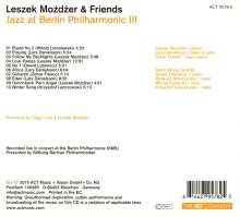 Leszek Możdżer (geb. 1971): Jazz At Berlin Philharmonic III, CD