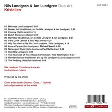 Nils Landgren &amp; Jan Lundgren: Kristallen, CD