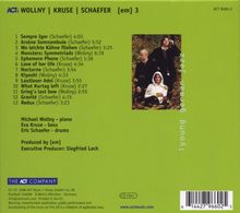 Michael Wollny, Eva Kruse &amp; Eric Schaefer: (Em) 3, CD