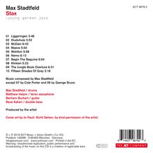 Max Stadtfeld: Stax, CD