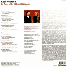Kadri Voorand: In Duo with Mihkel Mälgand (180g), LP