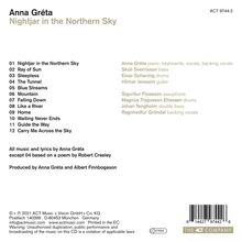 Anna Gréta: Nightjar In The Northern Sky, CD