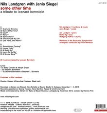Nils Landgren (geb. 1956): Some Other Time: A Tribute To Leonard Bernstein (180g), LP