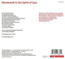 Monteverdi In The Spirit Of Jazz, CD