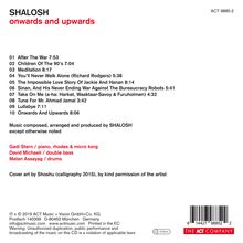 Shalosh: Onwards And Upwards, CD