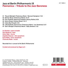 Rantala, Berglund, Eger, Niescier, Watts &amp; Wade: Jazz At Berlin Philharmonic IX - Pannonica, CD