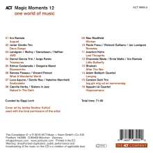 Magic Moments 12 - One World Of Music, CD
