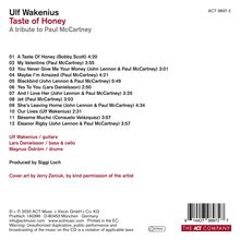 Ulf Wakenius (geb. 1958): Taste Of Honey: A Tribute To Paul McCartney, CD