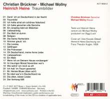 Christian Brückner &amp; Michael Wollny: Heinrich Heine: Traumbilder, CD