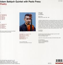 Adam Baldych &amp; Paolo Fresu: Poetry (180g), LP