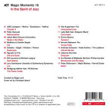 Magic Moments 16 - In The Spirit Of Jazz, CD