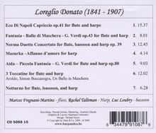 Loreglio Donato (1841-1907): Kammermusik für Harfe, CD