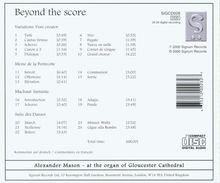 Alexander Mason improvisiert, CD