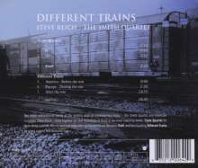 Steve Reich (geb. 1936): Different Trains für Streichquartett &amp; Tape, CD