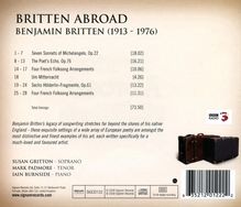 Benjamin Britten (1913-1976): Liederzyklen "Britten Abroad", CD