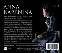 David Carlson (geb. 1952): Anna Karenina, 2 CDs