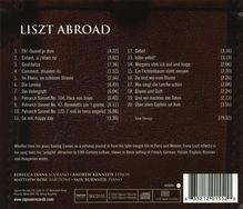 Franz Liszt (1811-1886): Lieder "Liszt Abroad", CD