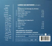 Ludwig van Beethoven (1770-1827): Symphonien Nr.3 &amp; 5, 2 CDs