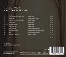 Hubert Parry (1848-1918): Songs of Farewell, CD