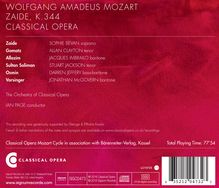 Wolfgang Amadeus Mozart (1756-1791): Zaide KV 344, CD