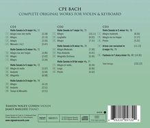 Carl Philipp Emanuel Bach (1714-1788): Sämtliche Werke für Violine &amp; Klavier, 3 CDs