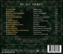 The Choral Scholars of University College Dublin - Be All Merry, CD