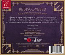 Peter Cigleris: Rediscovered - British Clarinet Concertos, CD