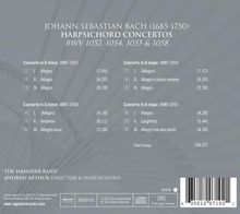 Johann Sebastian Bach (1685-1750): Cembalokonzerte BWV 1052,1054,1055,1058, CD