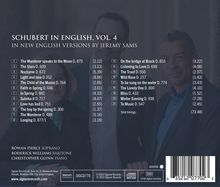 Franz Schubert (1797-1828): Lieder (in englischer Sprache), CD