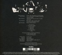 Texte: 
"Namen der Bandmitglieder und ihre Instrumente."
"Titel der Songs: 1. The Runaway, 2. An Inmates Lullaby, ..."

Oben ist eine Illustration mit fünf Musikern und einem Gesicht in der Mitte. Unten ein Barcode.