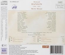 Howard Hanson (1896-1981): Merry Mount, 2 CDs