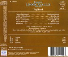 Ruggero Leoncavallo (1857-1919): Pagliacci, CD