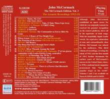 John McCormack-Edition Vol.3/The Acoustic Recordings 1912/13, CD