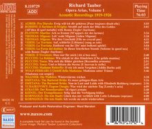 Richard Tauber - Opera Arias Vol.1, CD
