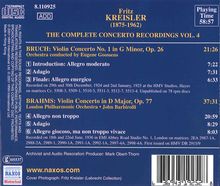 Fritz Kreisler - Complete Concerto Recordings Vol.4, CD