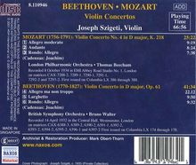 Joseph Szigeti spielt Violinkonzerte, CD