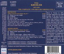 Fritz Kreisler - Complete Concerto Recordings Vol.5, CD