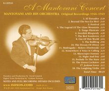 Mantovani: A Mantovani Concert - Original Recordings 1946-1949, CD