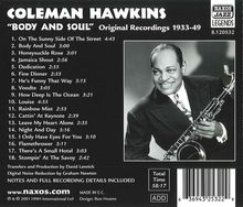 Coleman Hawkins (1904-1969): Body &amp; Soul, CD