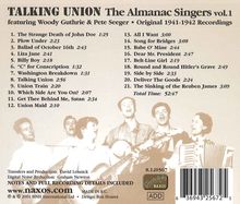 Almanac Singers: Talking Union, CD