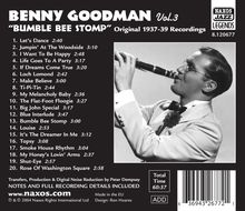 Benny Goodman (1909-1986): Bumble Bee Stomp, CD