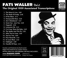 Fats Waller (1904-1943): Transcriptions 1939 Vol. 2, CD