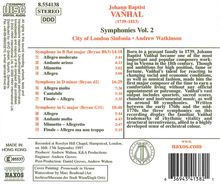 Johann Baptist (Jan Krtitel) Vanhal (1739-1813): Symphonien Vol.2, CD