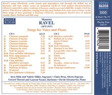 Maurice Ravel (1875-1937): Lieder, 2 CDs