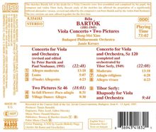 Bela Bartok (1881-1945): Violakonzert, CD