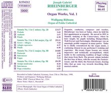 Josef Rheinberger (1839-1901): Sämtliche Orgelwerke Vol.1, CD