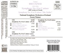 Anton Bruckner (1824-1896): Symphonien Nr.0 &amp; 8, 2 CDs