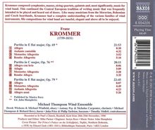 Franz Krommer (1759-1831): Oktett-Partiten für Bläser op.69,76,79, CD