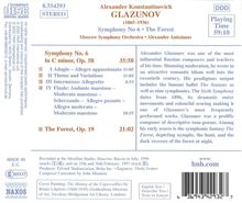 Alexander Glasunow (1865-1936): Symphonie Nr.6, CD